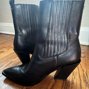 Sam Edelman Mandey Western Ankle Boots